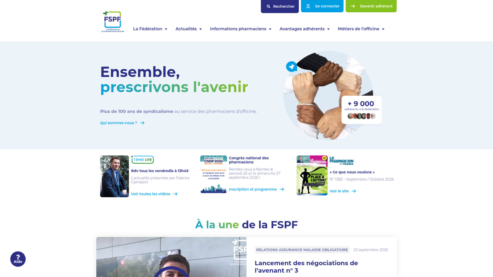Comment la FSPF aborde les futures négociations ?