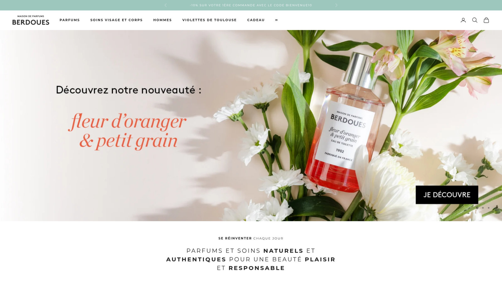 Eau de toilette Coco & Bergamote : équilibre olfactif