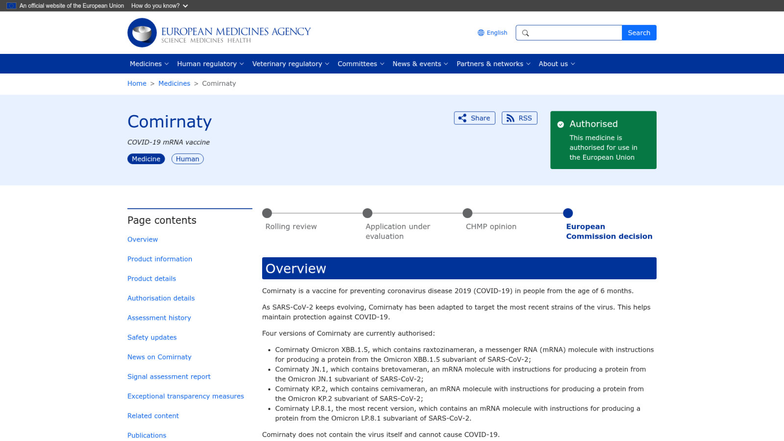 Distinction visuelle et dosage des deux présentations disponibles