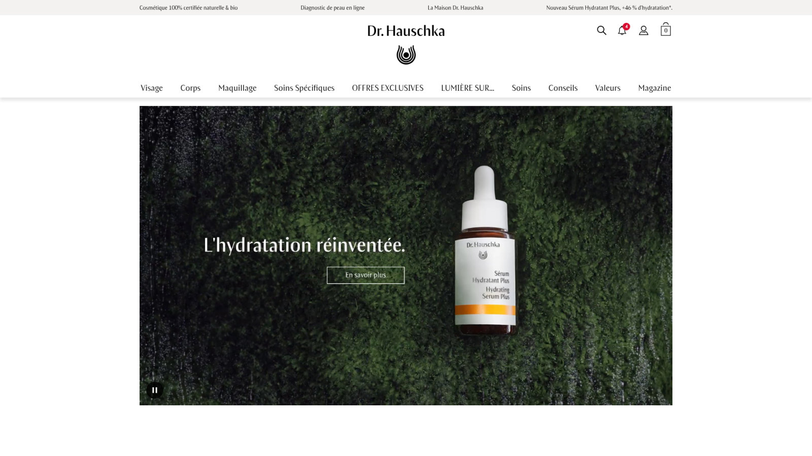 Sérum Hydratant Plus de Dr. Hauschka : l'équilibre botanique