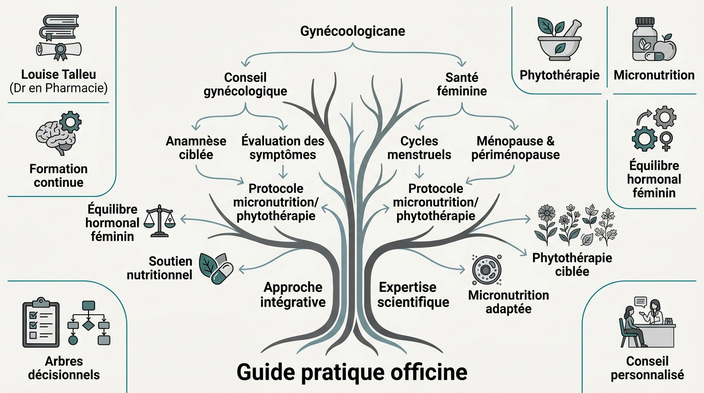 Arbre décisionnel pour le conseil en santé féminine à l'officine