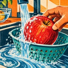 Eau, bicarbonate, vinaigre : pourquoi les chiffres sur le lavage des pommes ne donnent pas une recette miracle