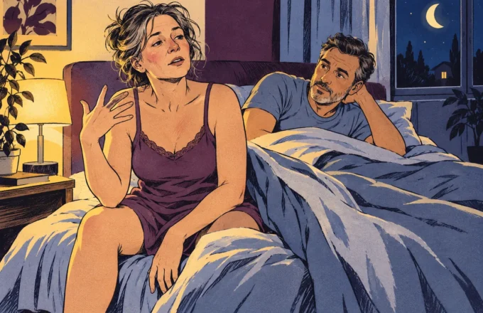 Ménopause : quand les nuits coupées pèsent sur le couple, parler de la fatigue plutôt que tout mettre sur les hormones