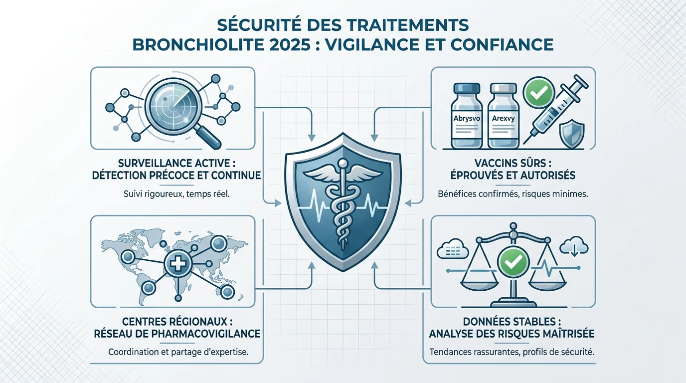 Sécurité des traitements bronchiolite 2025